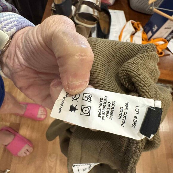 Reigning Champ Terry Shorts – Moss Green, Size Large - Picture 5 of 6